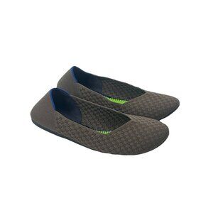Rothys Green Flats Sz Womens13 No Insoles Sustainable Comfort